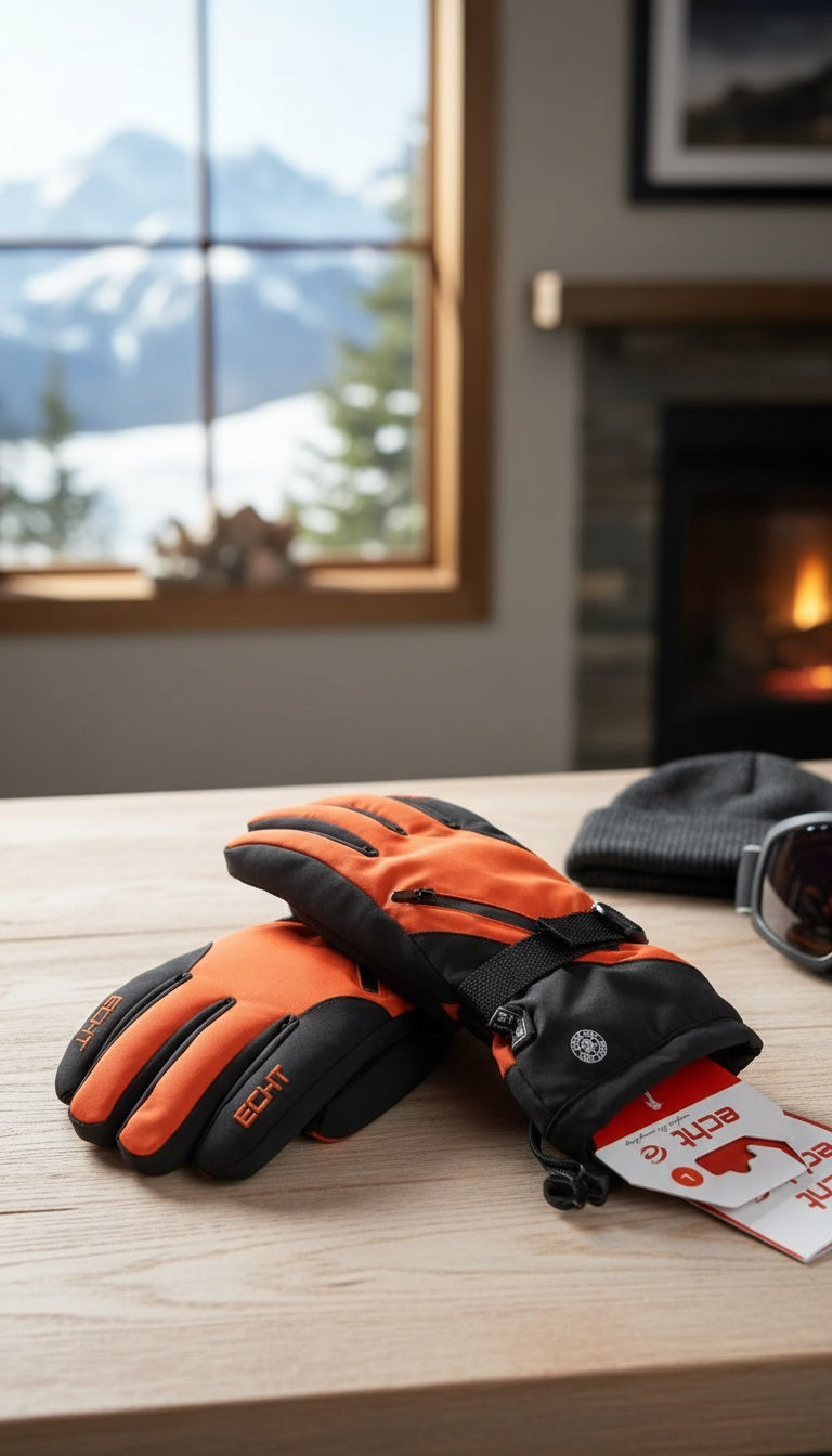 Women's ski gloves HX056