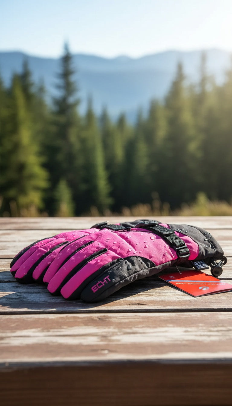 Women's ski gloves HX056