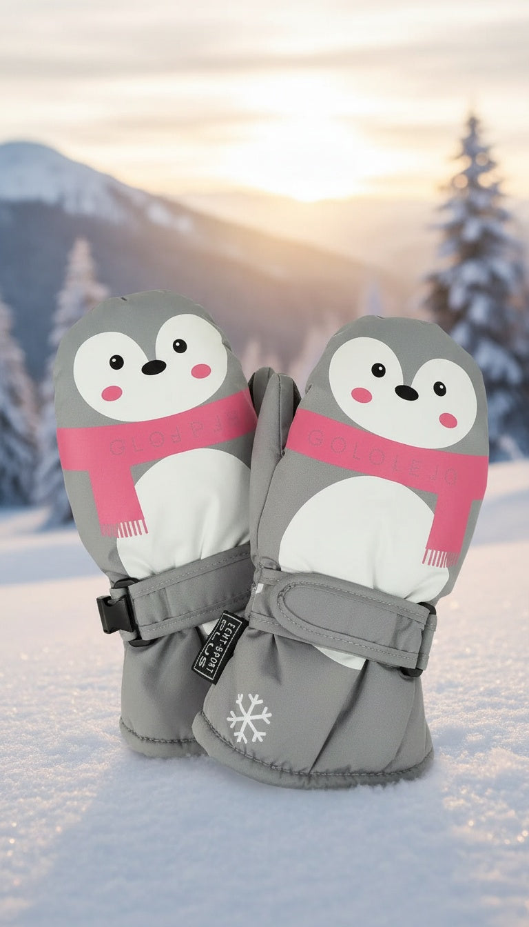 Kids ski gloves C077