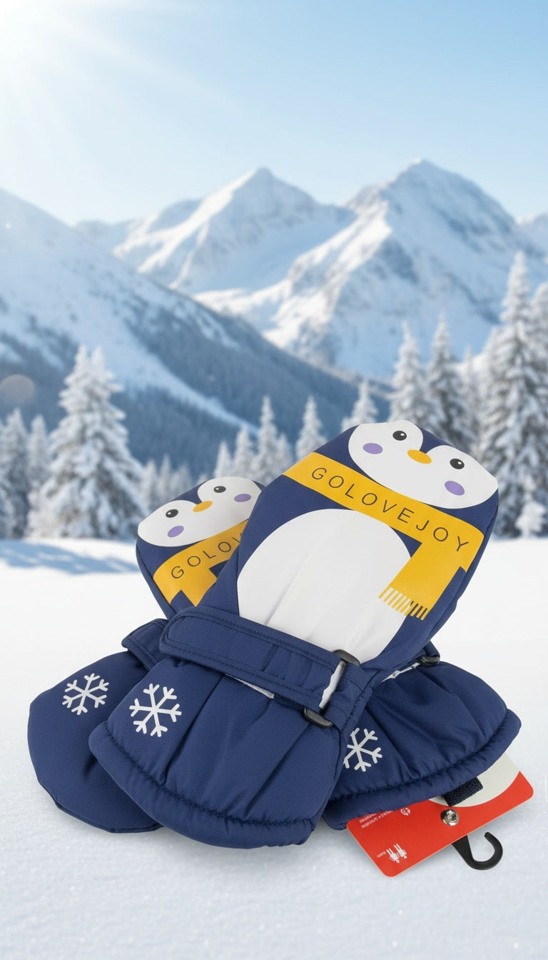 Kids ski gloves C077