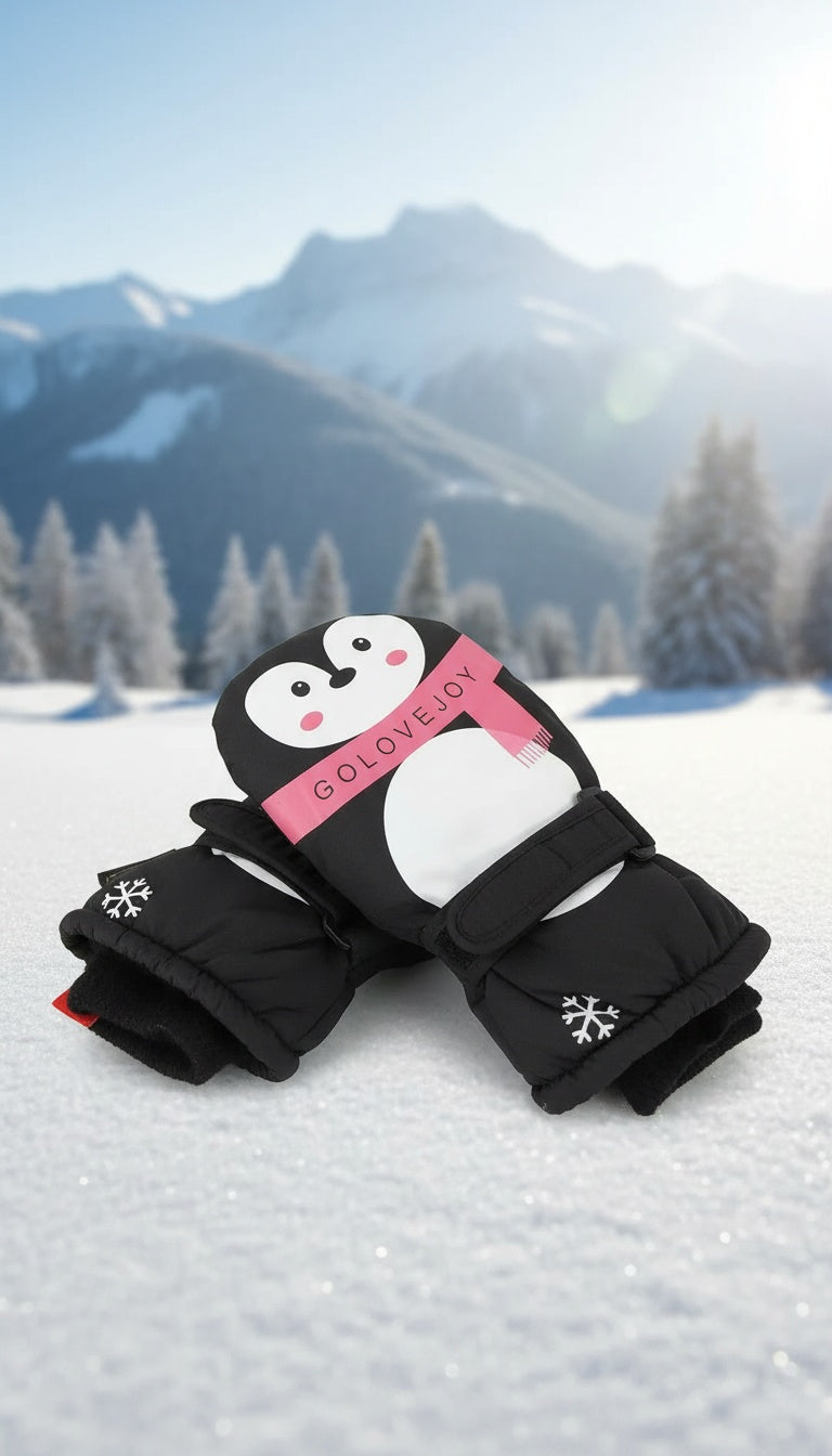 Kids ski gloves C077