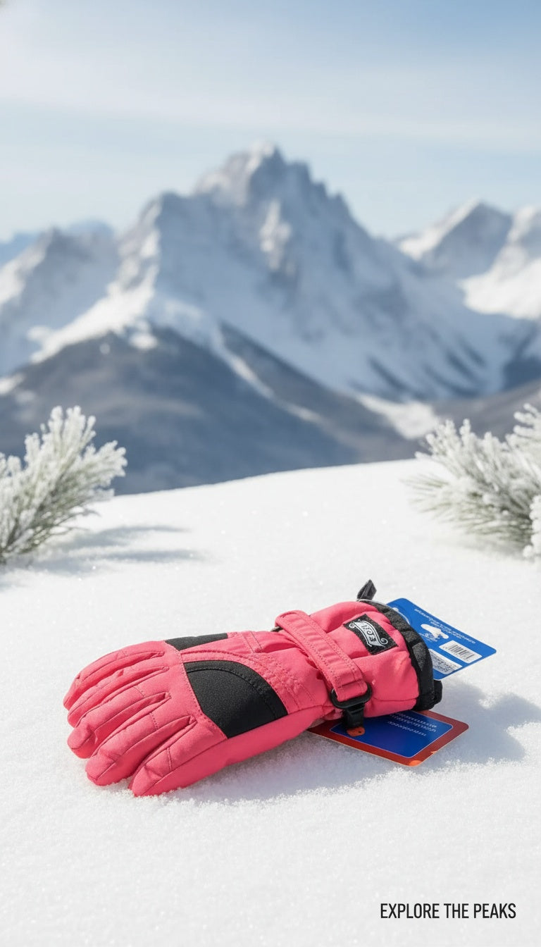 Kids ski gloves C084