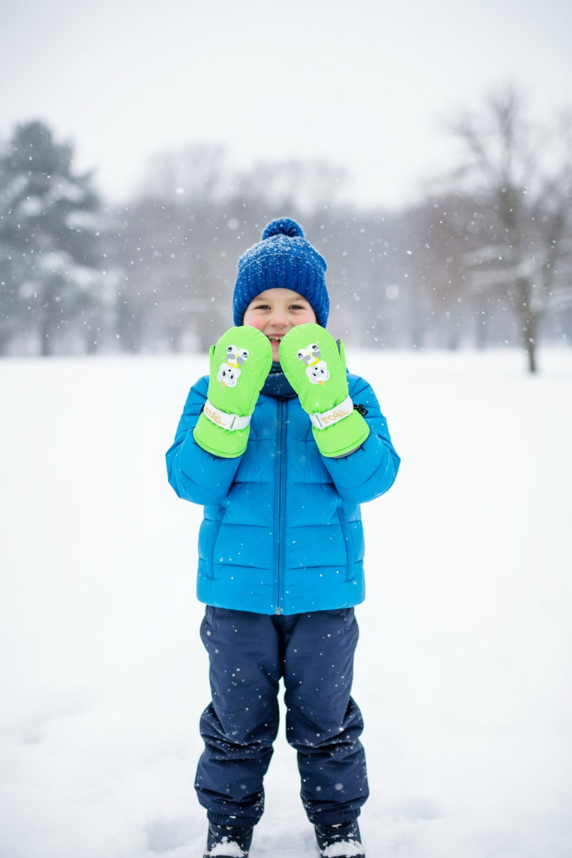 Kids ski gloves C082