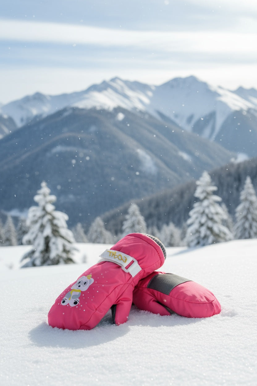 Kids ski gloves C082