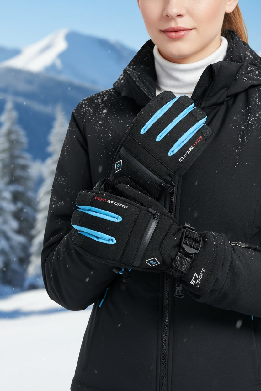 Women's ski gloves HX042