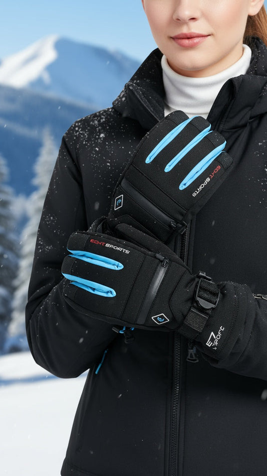 Women's ski gloves HX042